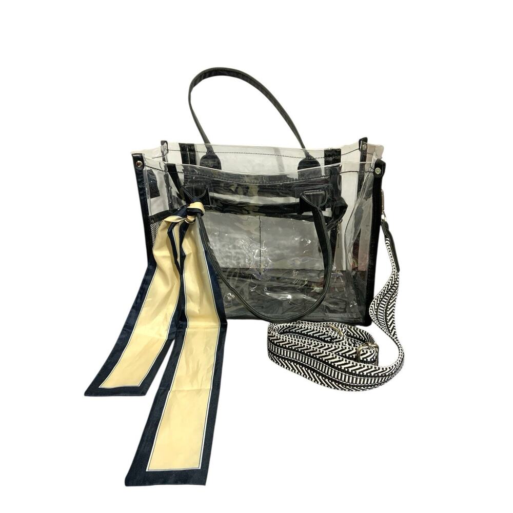 Clear Bags For Women Cute Clear Tote Bag Stadium Approved Clear Handbag With Zip